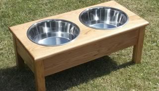 raised dog bowls